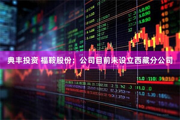 典丰投资 福鞍股份：公司目前未设立西藏分公司